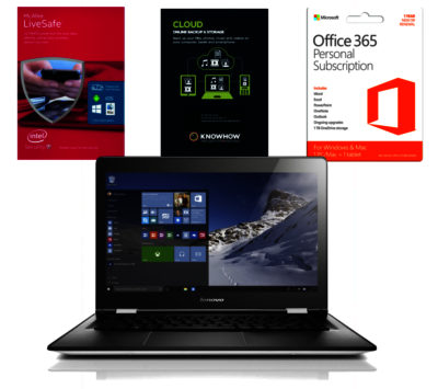 Mcafee YOGA 500 14 2 in 1 and Software Bundle Mcafee YOGA 500 14 2 in 1 and Software Bundle